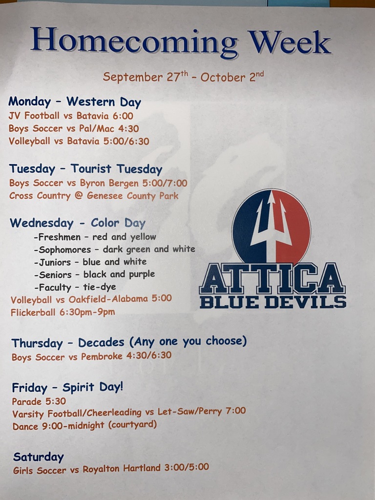 Home Coming Week