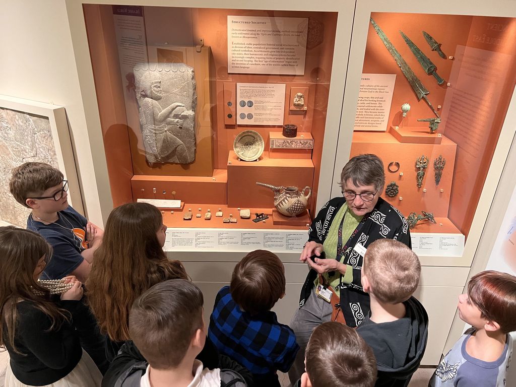 Attica fourth graders are pictured during a field trip to Eastman Theatre and the Memorial Art Gallery in Rochester Thursday. 