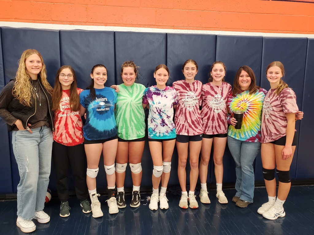  Attica students are pictured at the Student Government Volleyball Tournament this past Saturday. 