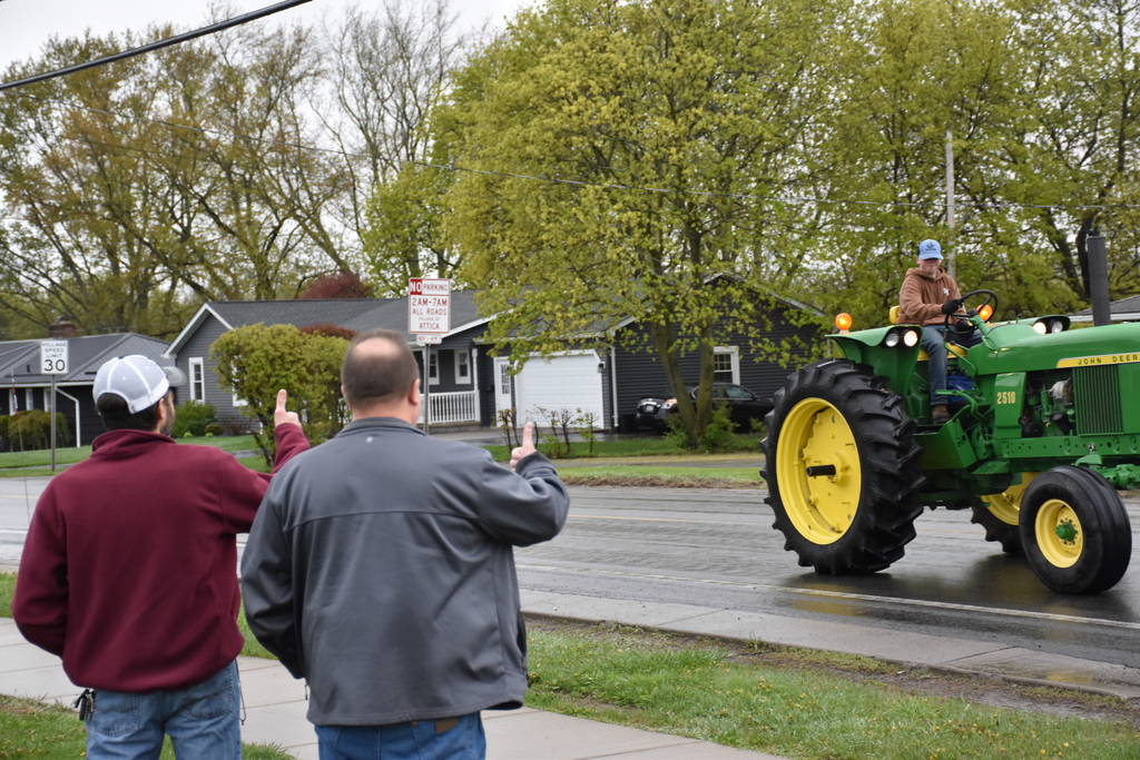 Attica students are pictured during Tractor Day.