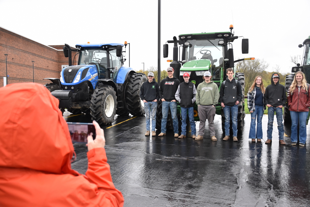Attica students are pictured during Tractor Day.
