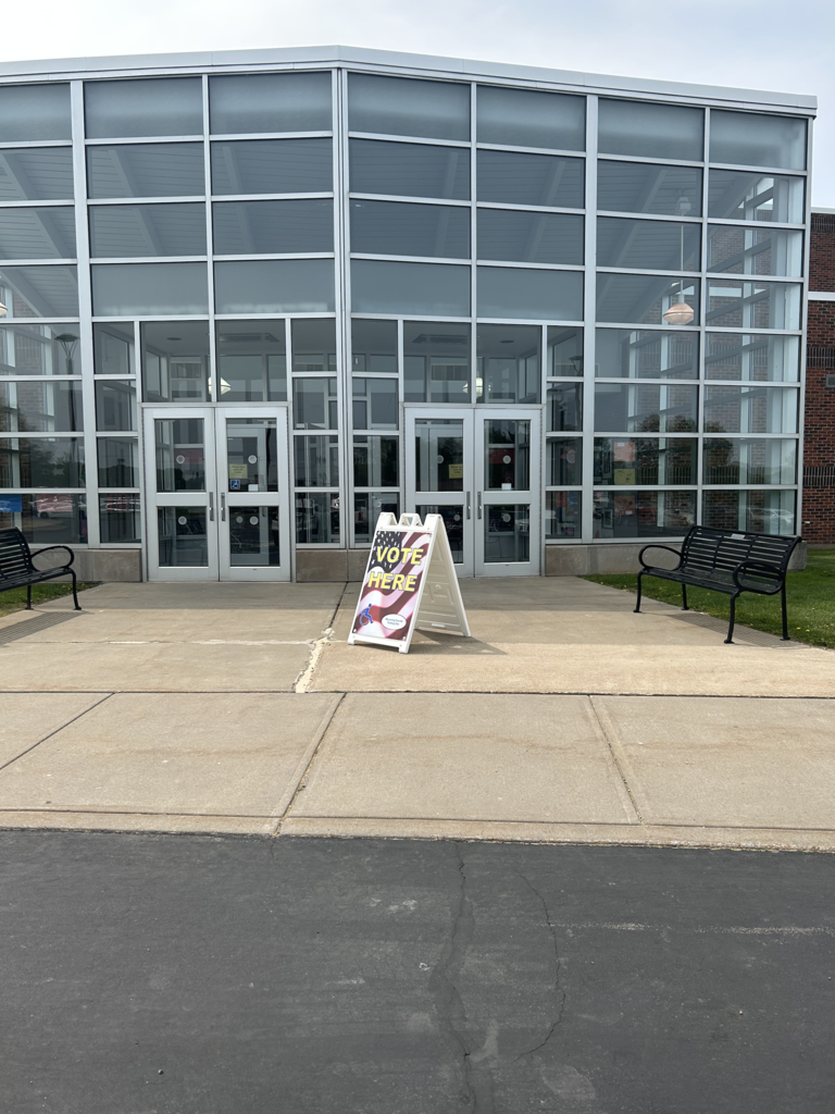 Pictured is Attica’s Performing Arts Center, the voting location for today’s school budget vote and Board of Education election. 