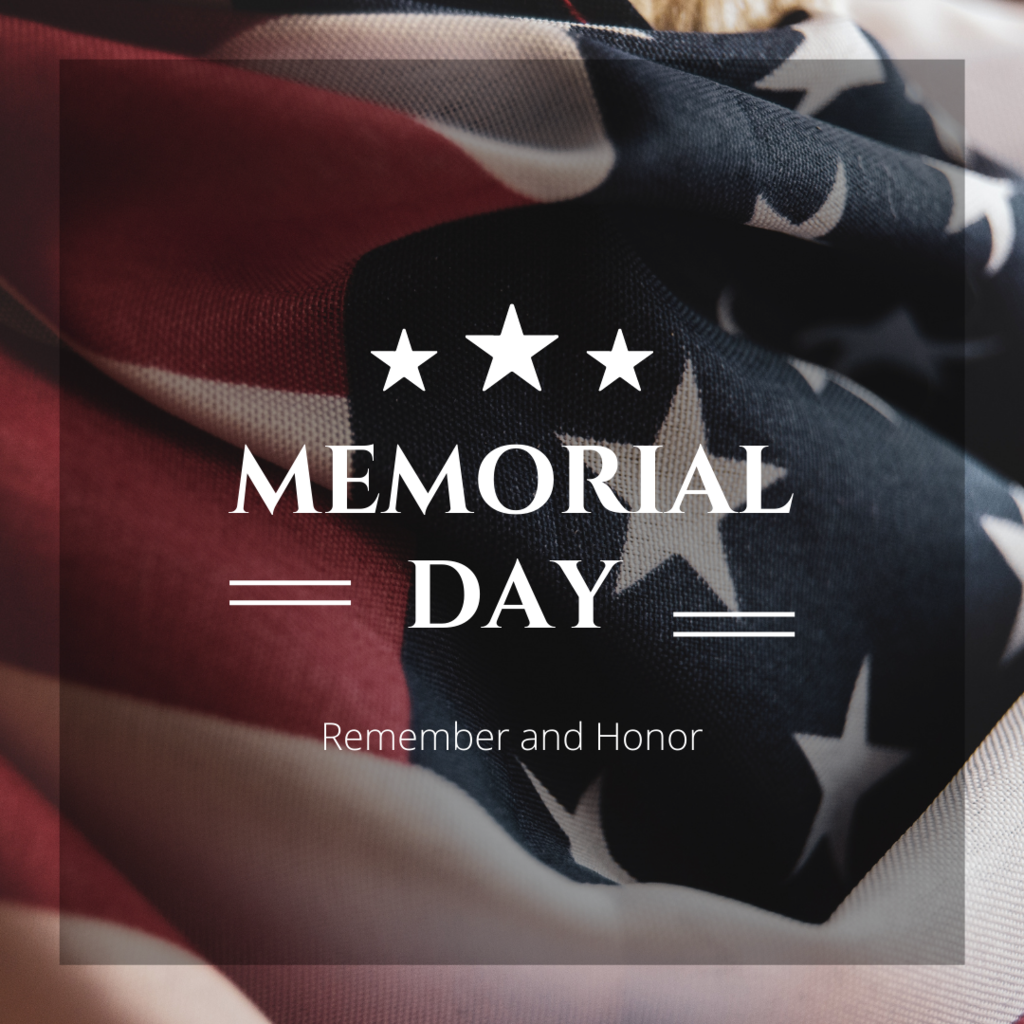 Memorial Day graphic.