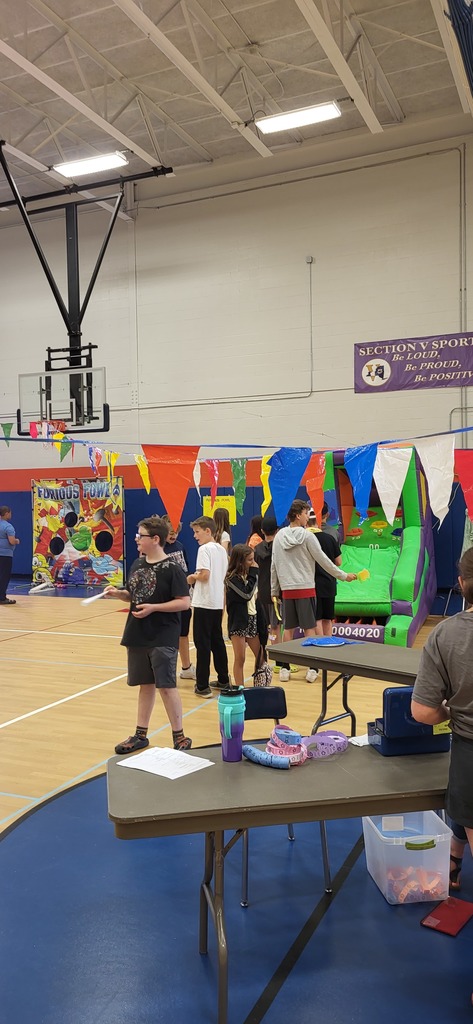 Middle school students are pictured at the Student Council Carnival last month. 