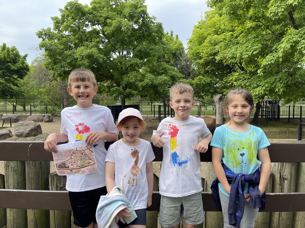 Second grade students are pictured during a field trip to the Buffalo Zoo last month 
