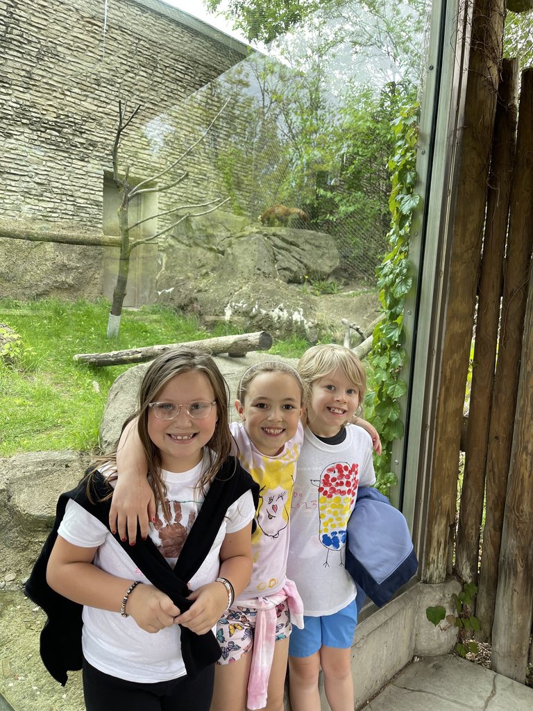 Second grade students are pictured during a field trip to the Buffalo Zoo last month